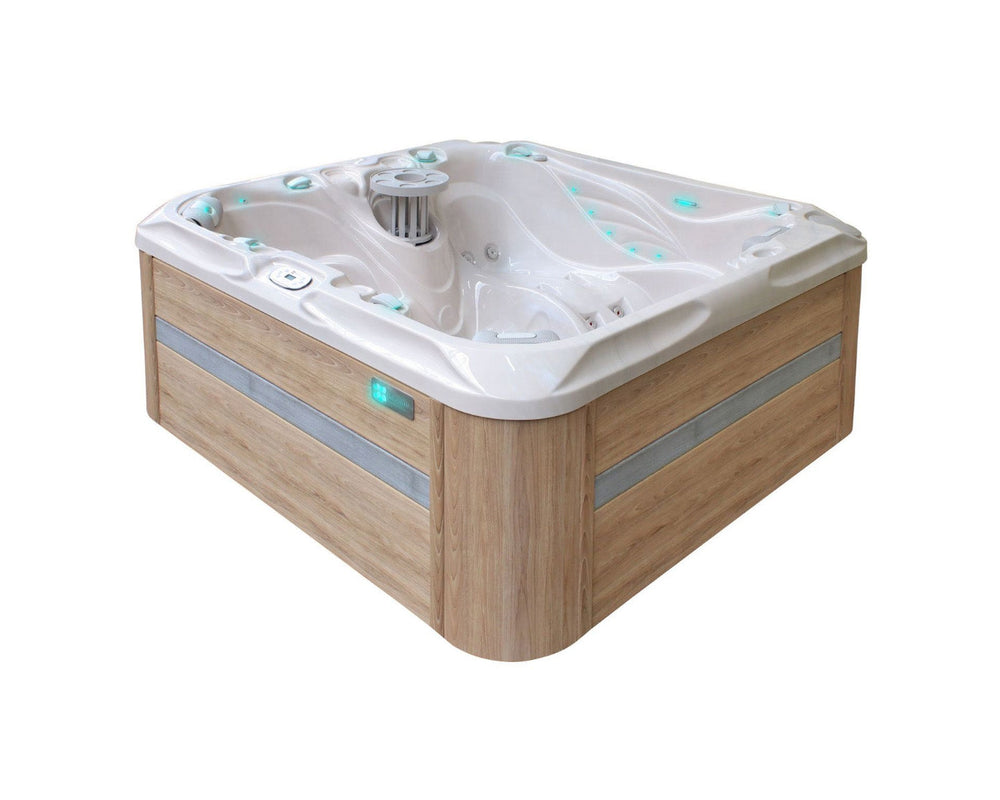 Spa Passion Spas Pleasure, habillage bois clair