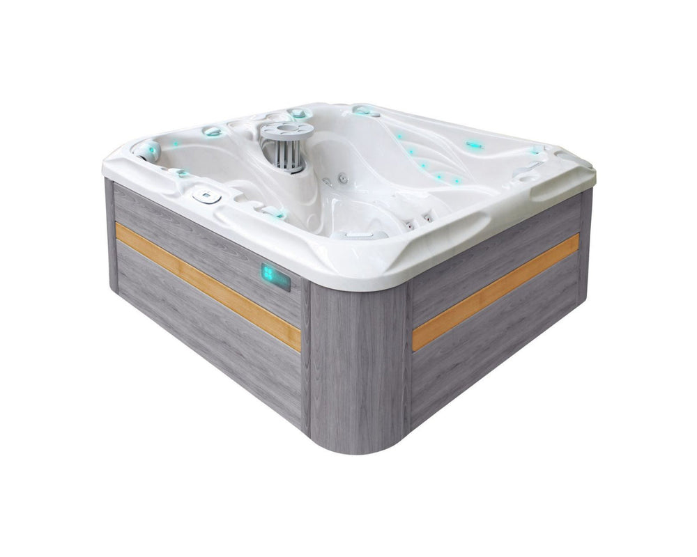 Spa Passion Spas Pleasure, habillage gris effet bois